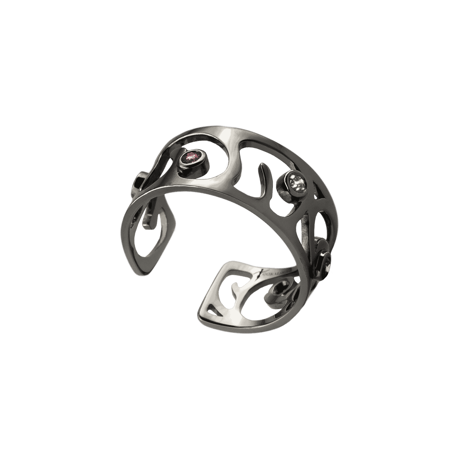 Empreinte bague or noir saphir