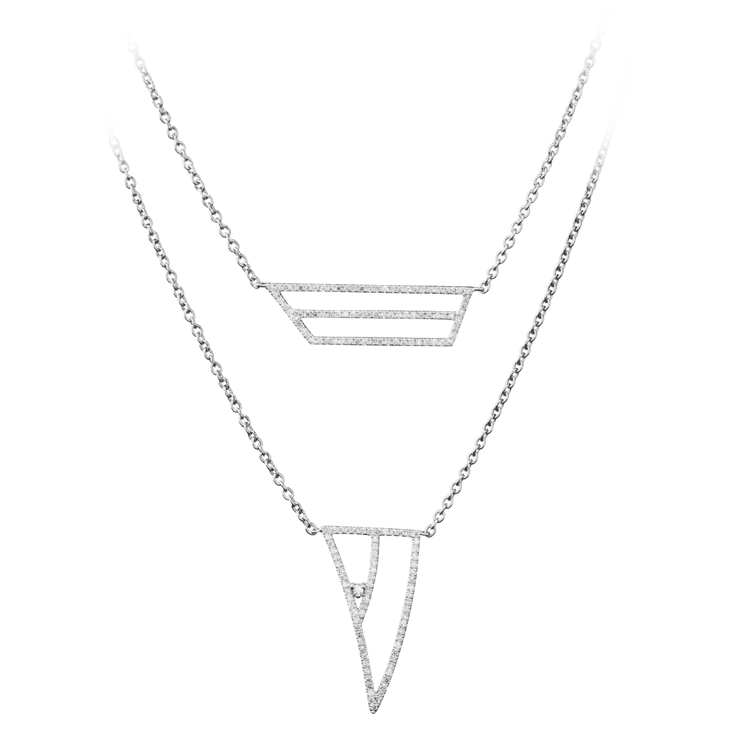 coïncidence collier or blanc diamant