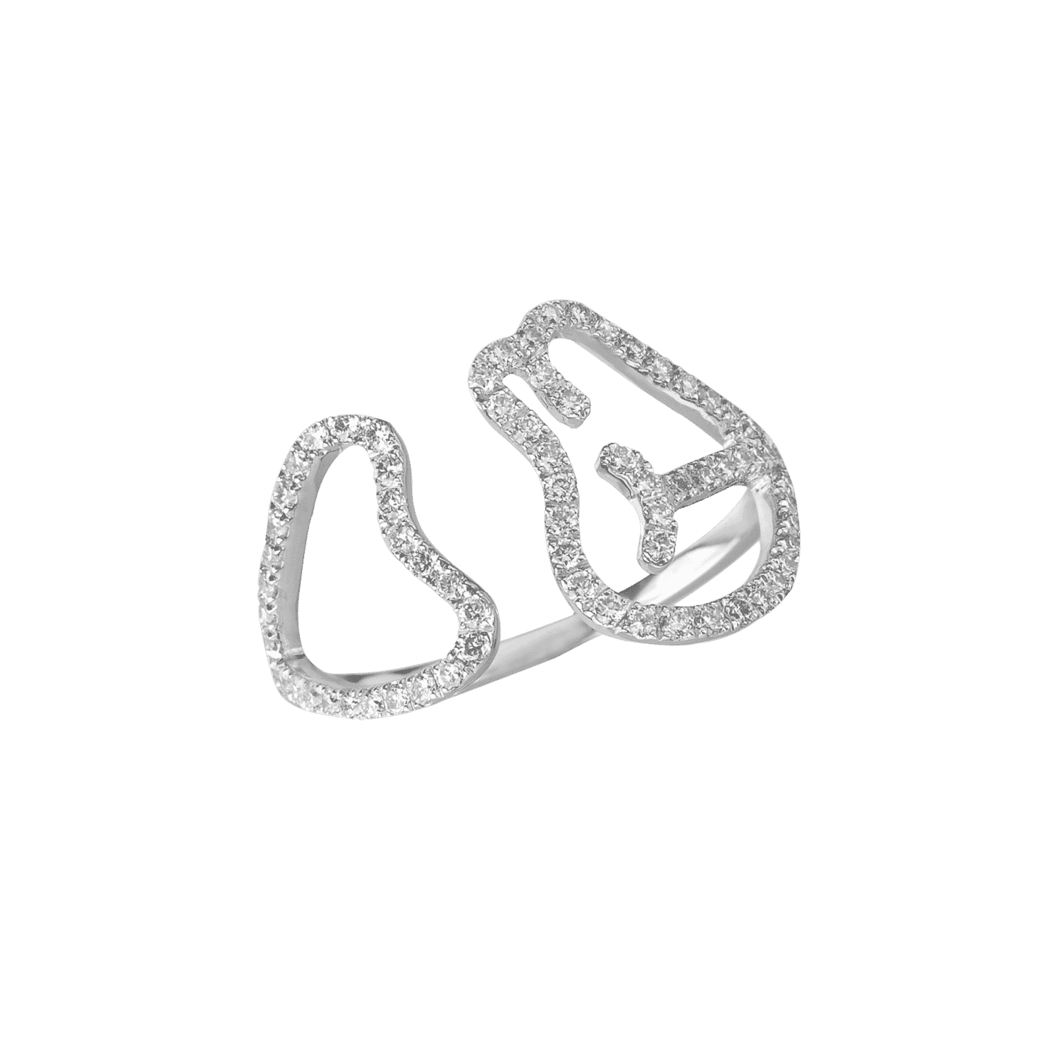 Empreinte or blanc diamant