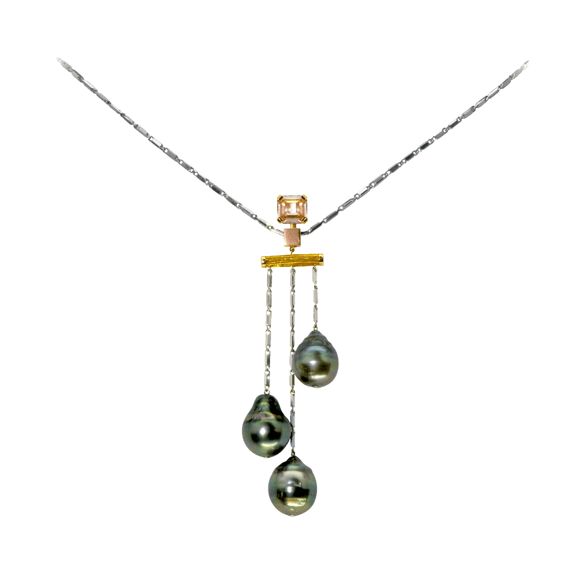 pendentif aux 3 perles