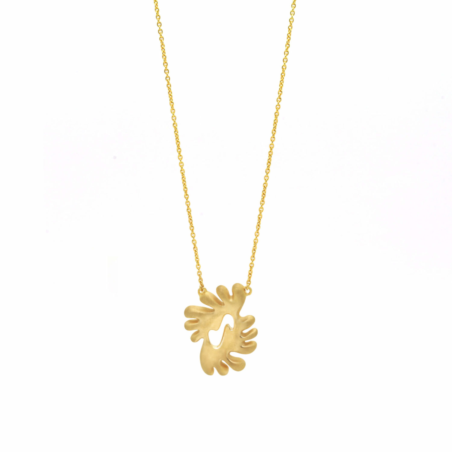 akan collier or jaune