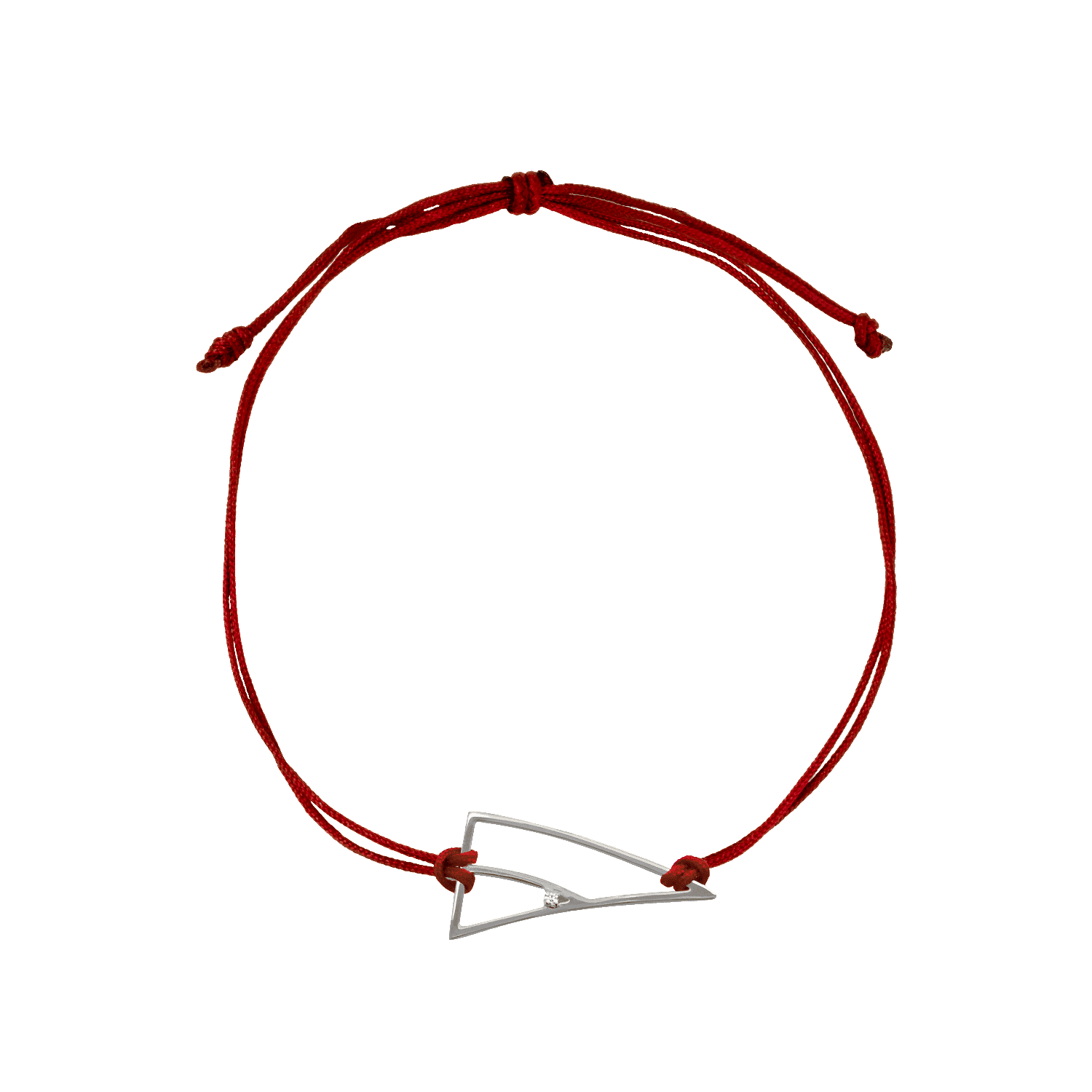 Coincidence bracelet cordon or diamants