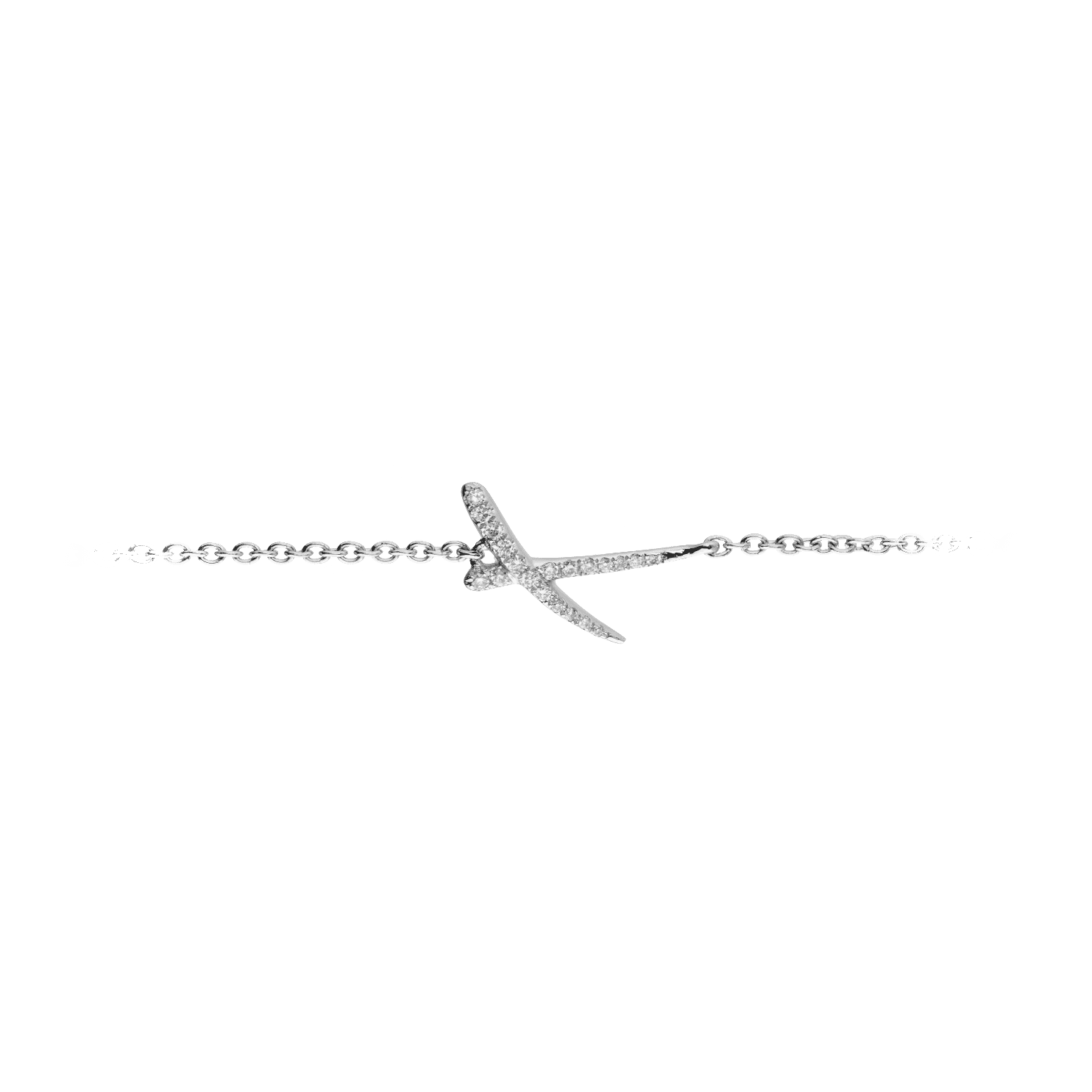 Duality bracelet or blanc diamant